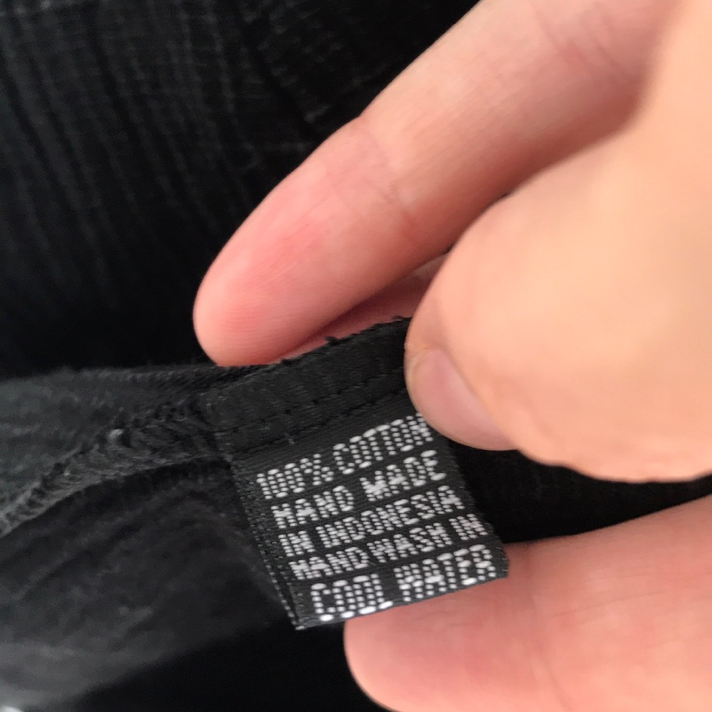 Black Cotton Summer Dress - Picture 6 of 6